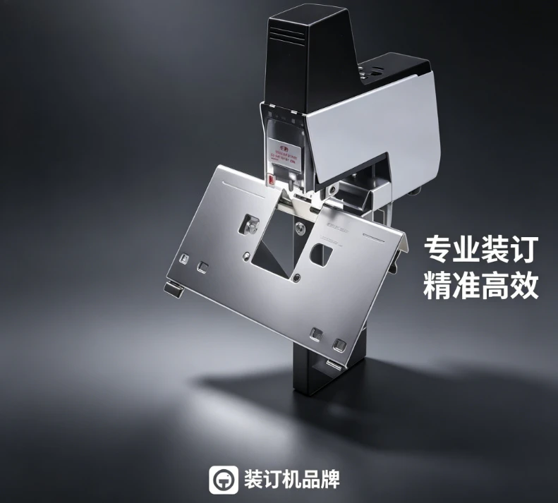 

Saddle Stitcher Bookbinding Machine, Electric Dual Head Flat and Saddle Two-in-One Stapler for Center Fold Brochure Binding