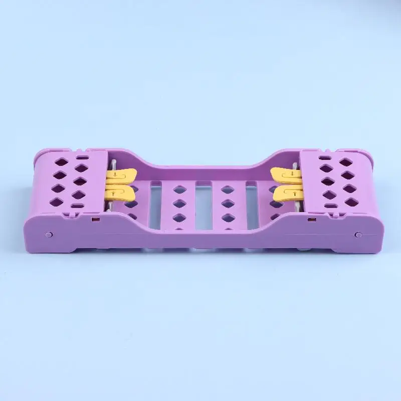 Zahnärztliche Instrumente, Kunststoff-Desinfektionsbox, Zahnärztliche Aufbewahrungsbox für 4 Halter, autoklavierbare Kassettenhalter für Zahnärzte – Detail 6