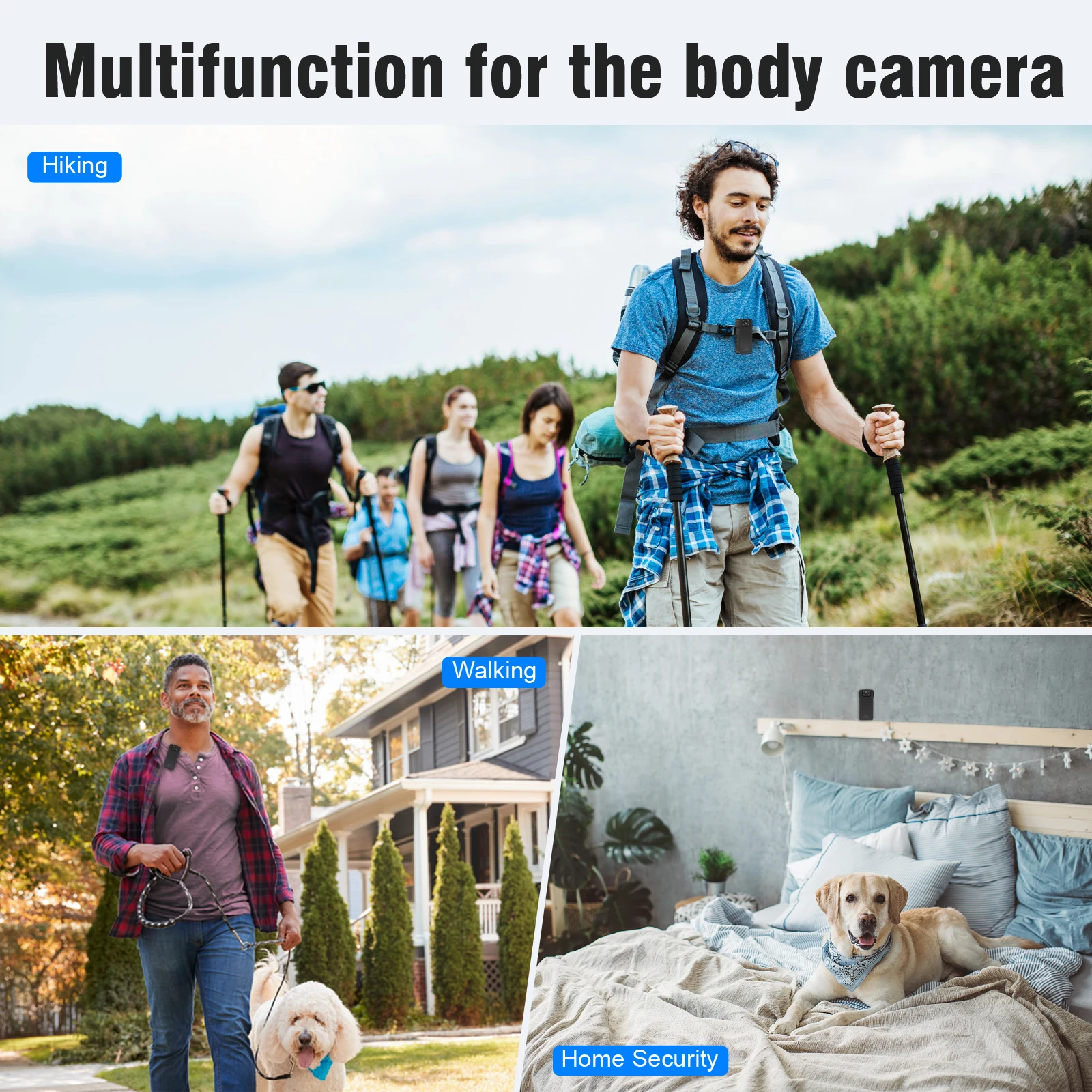 Vandlion A50 Digital Mini WiFi Camera 150 Degrees Wide Angle Rotation Lens Wireless Video Recording Full HD 1080P Sports DV