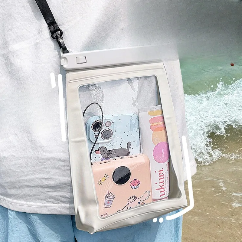 

Large capacity mobile phone waterproof bag, storage bag, messenger bag.
