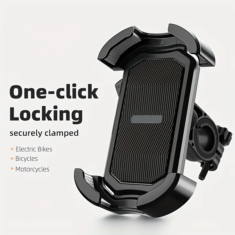 Bicycle Mobile Stand Phone Holder 4.7-6.8 Inch Shockproof 360° Rotate E-bike Motocycle Bike Accessories Cycling Phone Stand