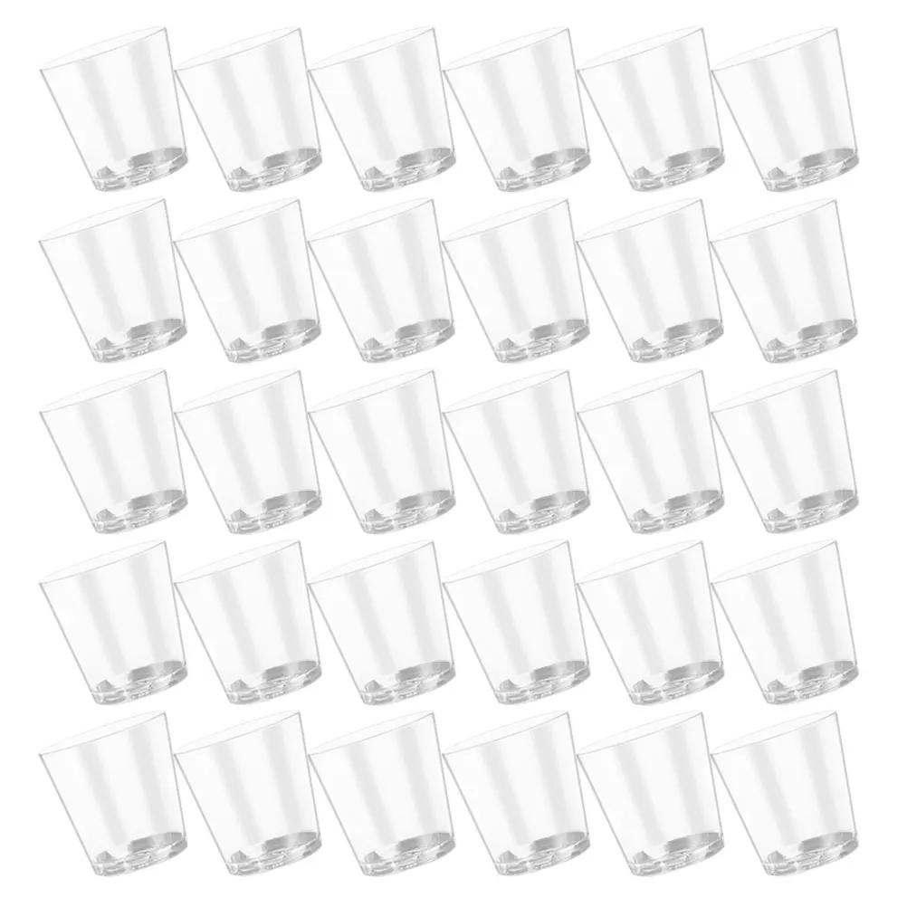 

100pcs Juice Cups 30ml Disposable Water Glasses Party Mug Beer Beverage Containers Multi Function