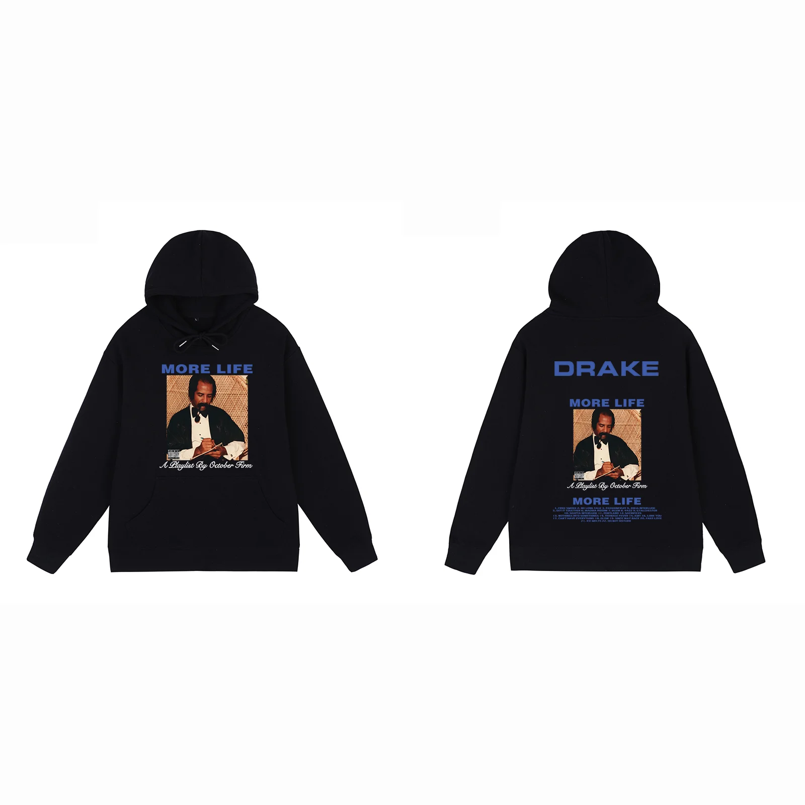 Drake More Life Hip Hop Rap Vintage Hoodies Sweatshirtsmen women unisex Cotton