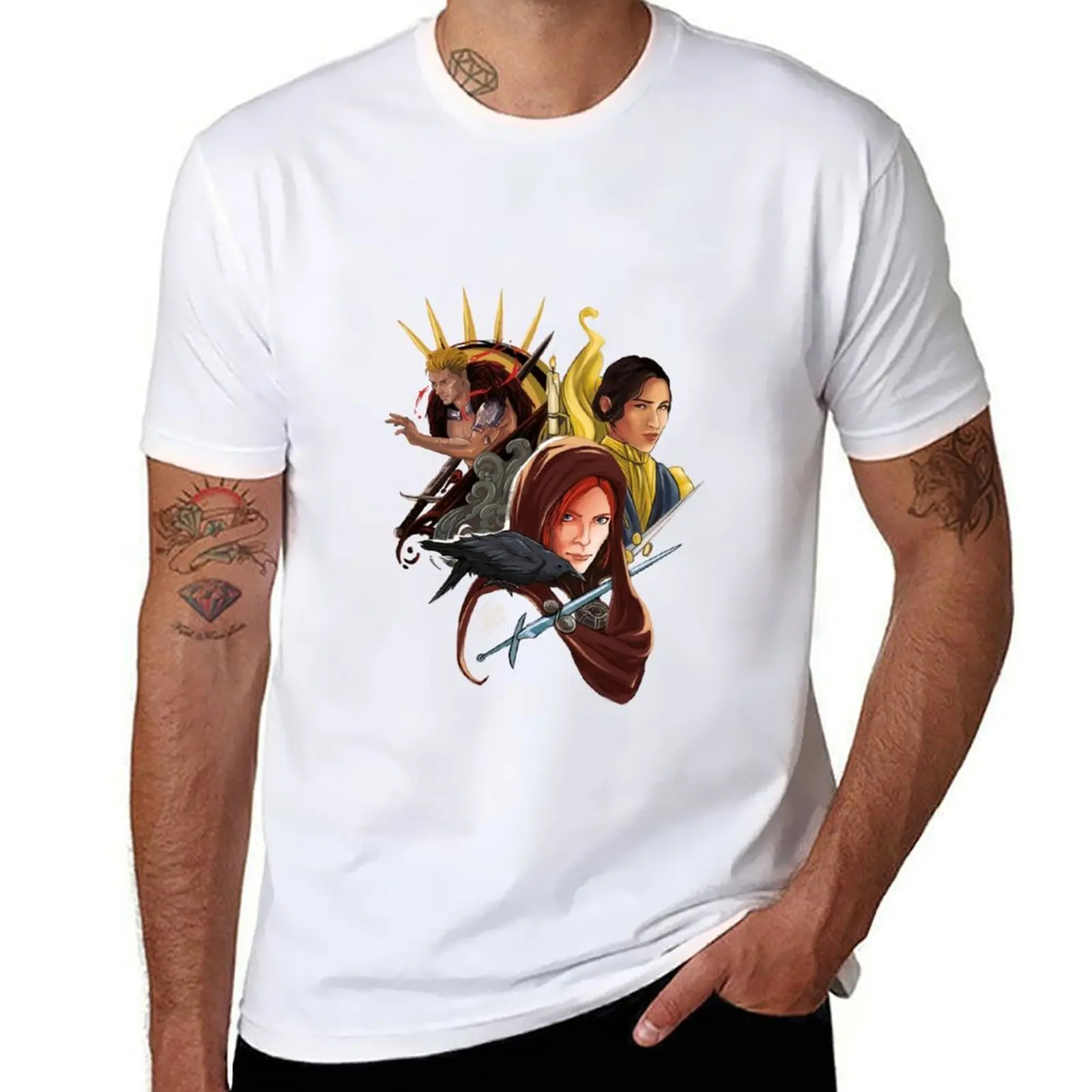 Dragon Age INQUISITION T-Shirt homme T-Shirt de luxe t-shirts pour homme graphique drôle T-Shirt