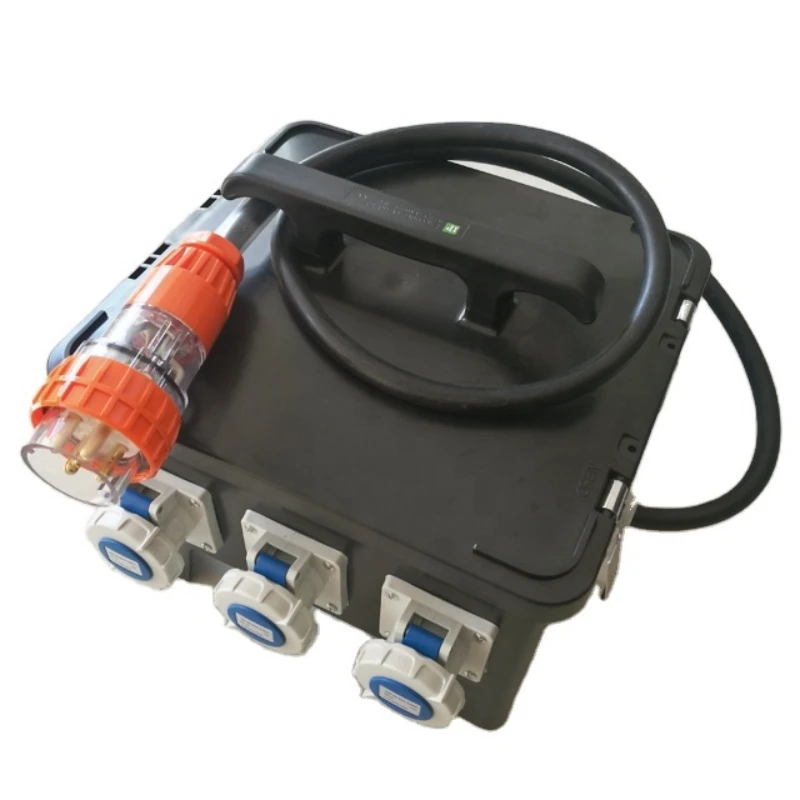 

32A 3 phase construction outdoor power distribution box for stage equipment