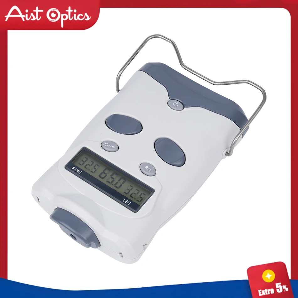 Aist Optical Instrument Pupil Distance Pupilometer Hot Sale LY-9S Digital Pd Meter LCD Display 2 Battery Power Supply