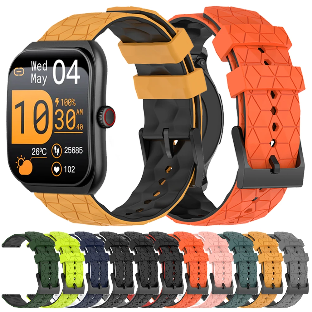22mm 20mm Silicone Strap For COLMI P86 M42 Replace Band For COLMI C81 P71 V68 V76 V73 C80 P81 P82 I31 i28Ultra P28 Plus Bracelet
