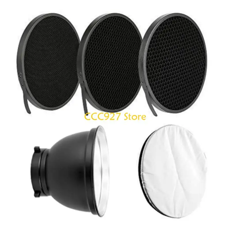 B03F Baorong Mount 7inch عاكس مصباح مصباح مصباح العاكس مع/بدون 20 ° 40 ° 60 °