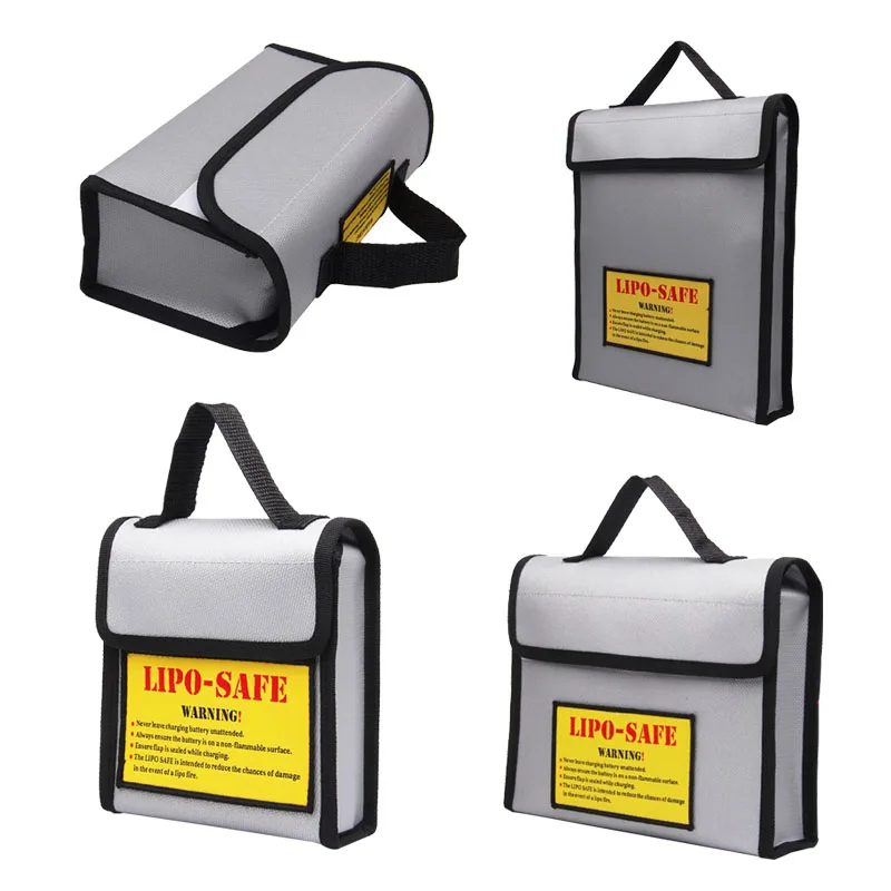 Borsa di sicurezza antideflagrante per batteria Lipo impermeabile ignifuga Resistente al fuoco per batteria Lipo Modello RC Drone da corsa FPV