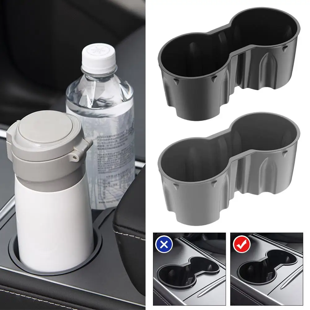 

For Tesla Model Y Juniper 2025 Central Control Water Anti-Spill Interior Fixed Car Holder Drink Accessories Limiter Cup A7S9