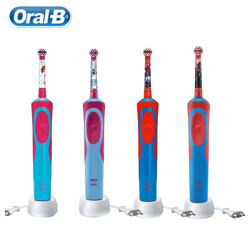 Oral-B Children Electric Toothbrush For 3+ Years Old Deep Clean Gum Care Rechargeable Replecement Toothbrush Heads