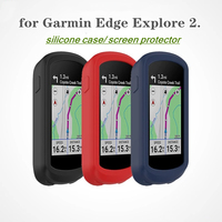Soft silicone case Screen Protector Cover for Garmin Edge Explore 2 GPS Computer Quality Black Case for garmin explore