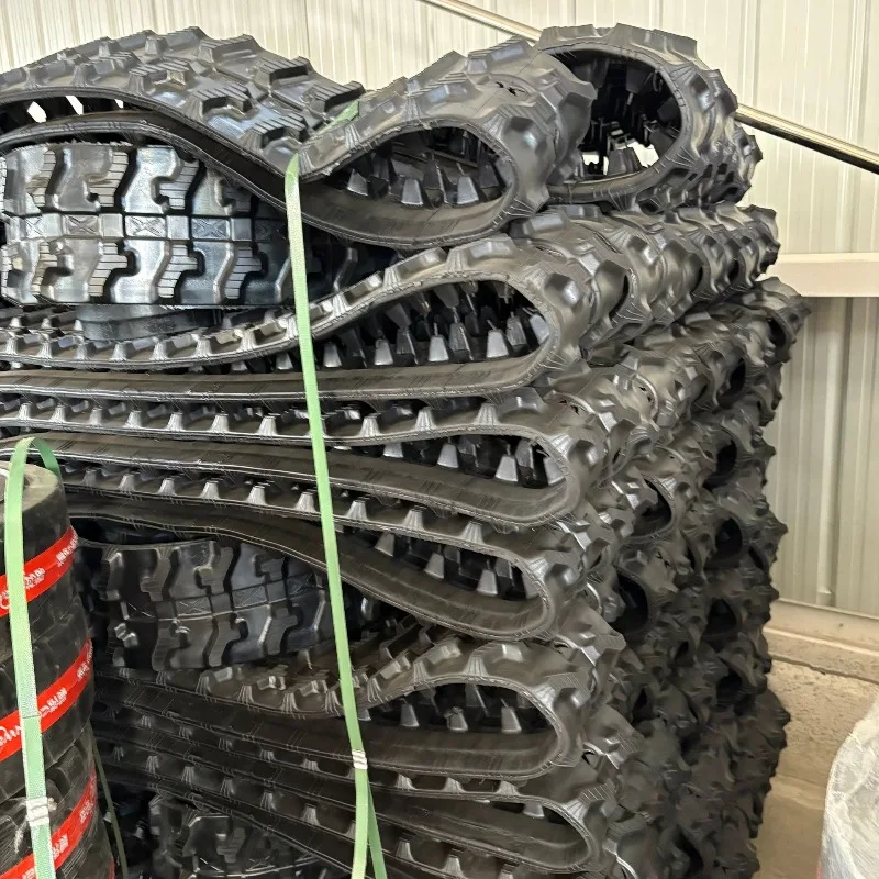 PC40 rubber track, timely delivery, construction machinery walking parts