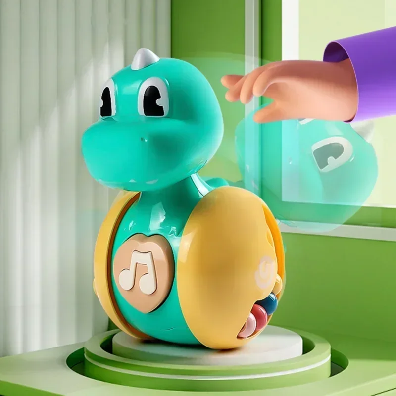 Gobelet en Forme de Dinosaure pour Enfant, Jouet à Expression Vive, Image de Dessin Animé, Couleurs, Longue Durée, sans Bavure, Éducation Précoce, Degré de Chute