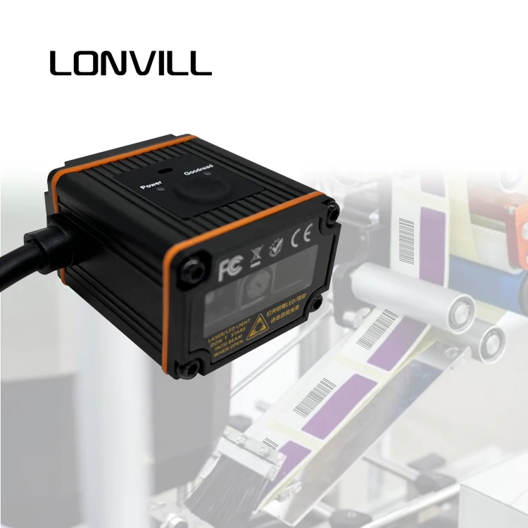 موقف فعال من حيث التكلفة ثابت جبل قارئ رمز الاستجابة السريعة USB RS232 السيارات تحسس ثابت 2d ماسح الباركود لخط التجميع #1