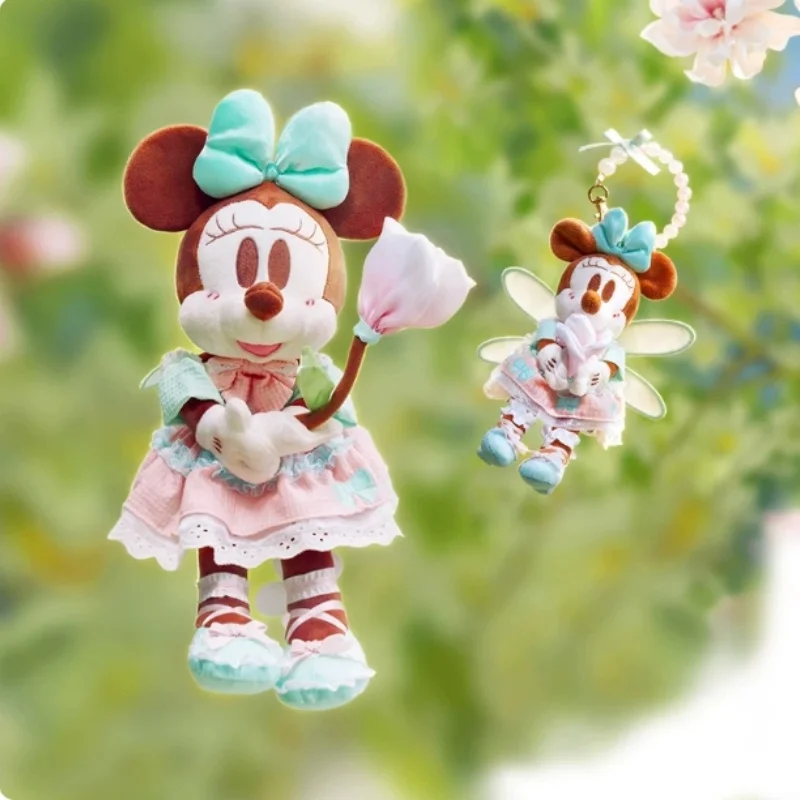 

Плюшевая игрушка Минни из весенней серии, милая плюшевая кукла-кошка Минни, подвеска для сумки, украшение, подарок на день рождения