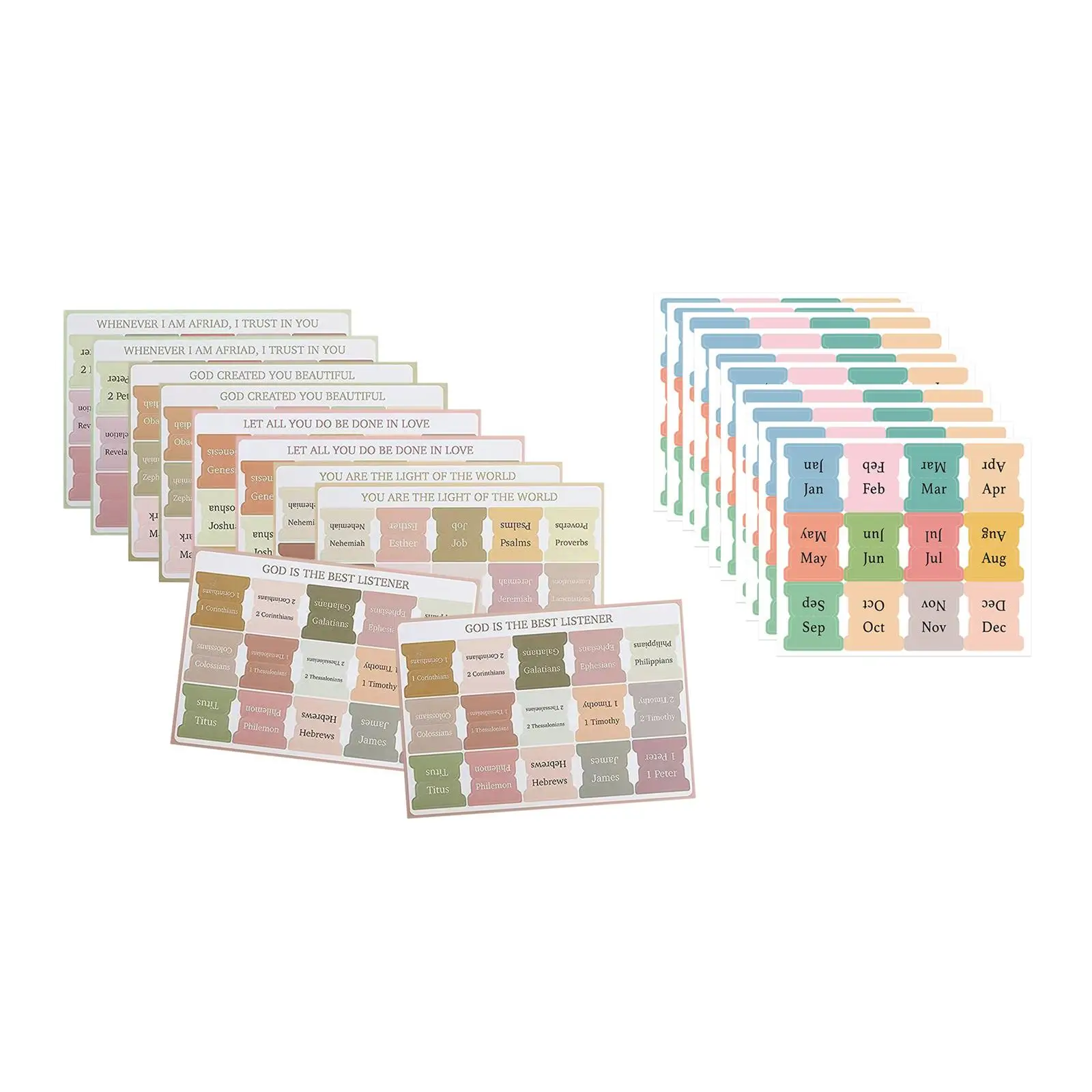 Color Sticky Notes Planner Label Stickers Directory Classification Labels for School Supplies