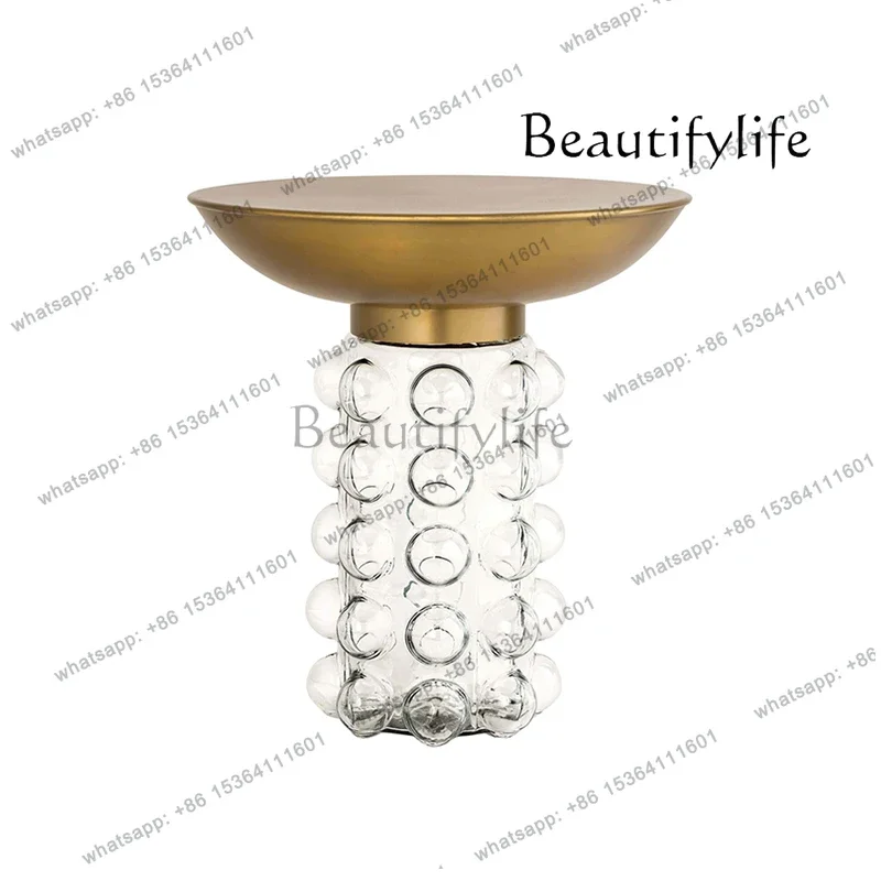 yj9 Modern Modern Fashion Designer Living Room Bedroom Hotel Bubble Glass Coffee Table