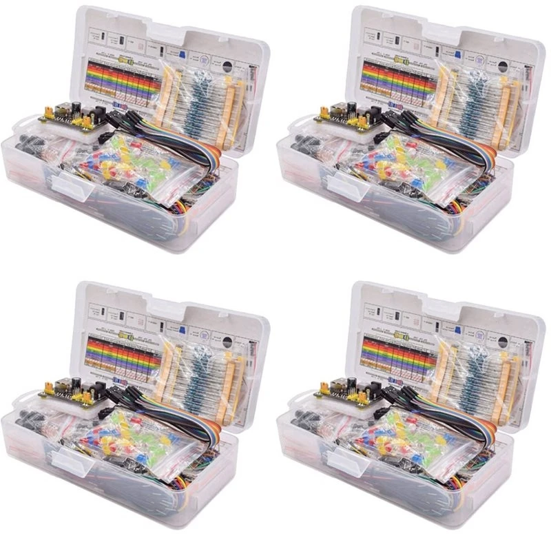 a33t-4x-nouveau-kit-de-demarrage-pour-debutants-en-electronique-comprenant-une-plaque-d’essai-et-des-composants-avec-boite-en-plastique-pour-arduino-uno-r3