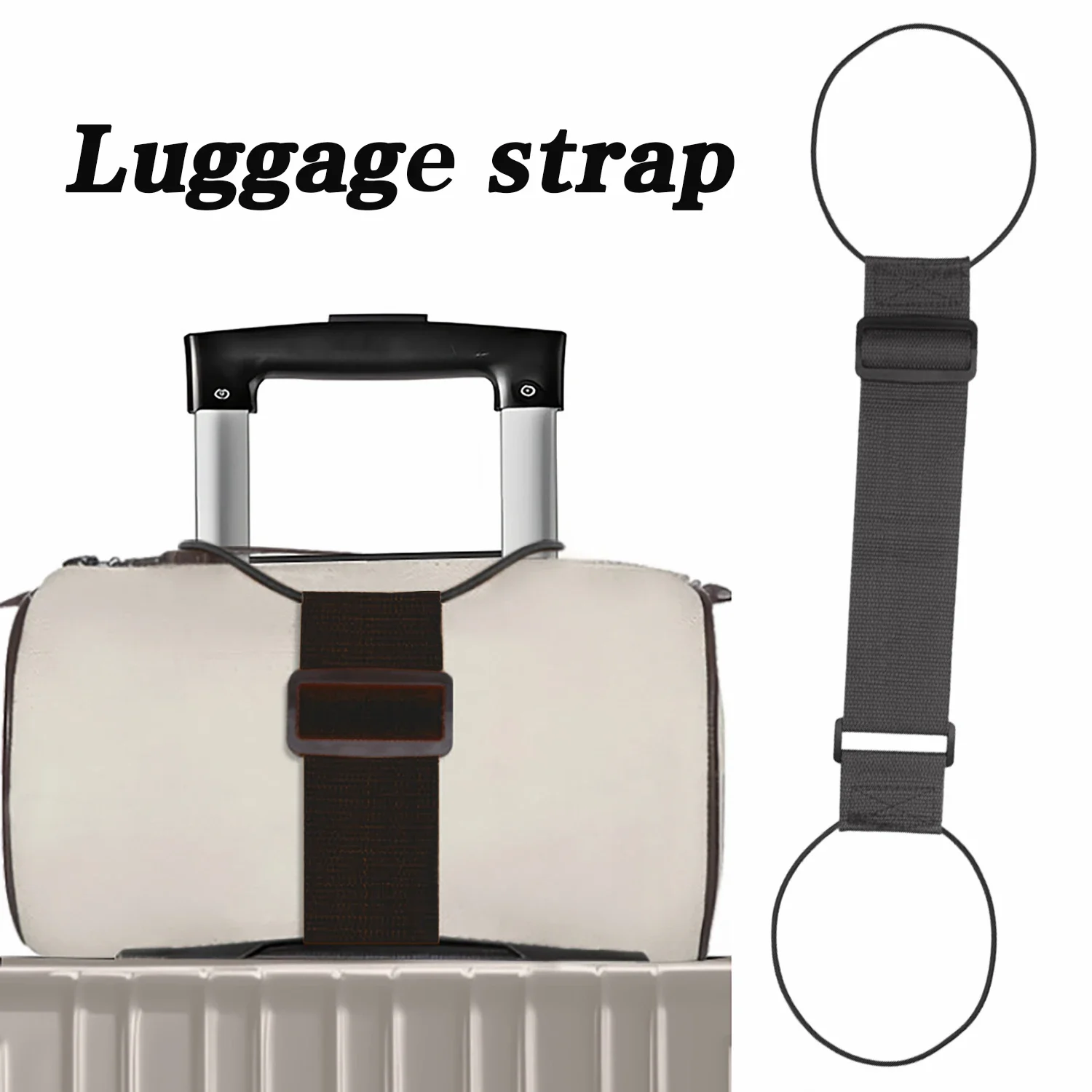 Travel Luggage Strap - Adjustable Packing Strap for Suitcases & Bags,Securely Holds Different Sized Bags on Your Luggage