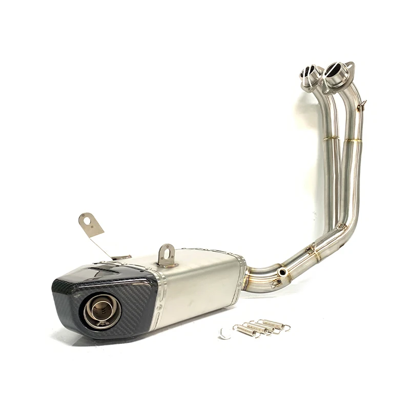 

Exhaust Header Muffler MT07 FZ07 2014-2023/XTRIBUTE/XSR700 2016-2020 Motorcycle Full Exhaust System