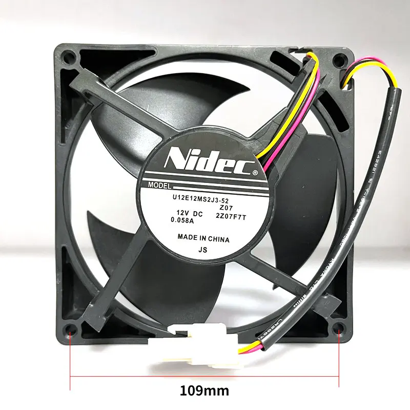 

New Original U12E12MS2J3-52 12V 0.058A Refrigerator Cooling Fan