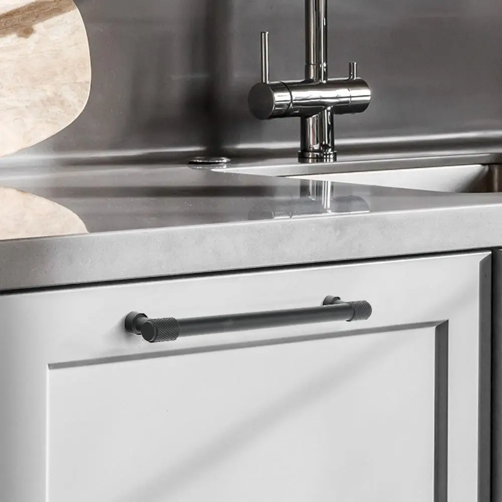 Modern Aluminum Alloy Cabinet Knob Pull Modern Style Drawer Handles Furniture Handles For Bedside TV Cabinets