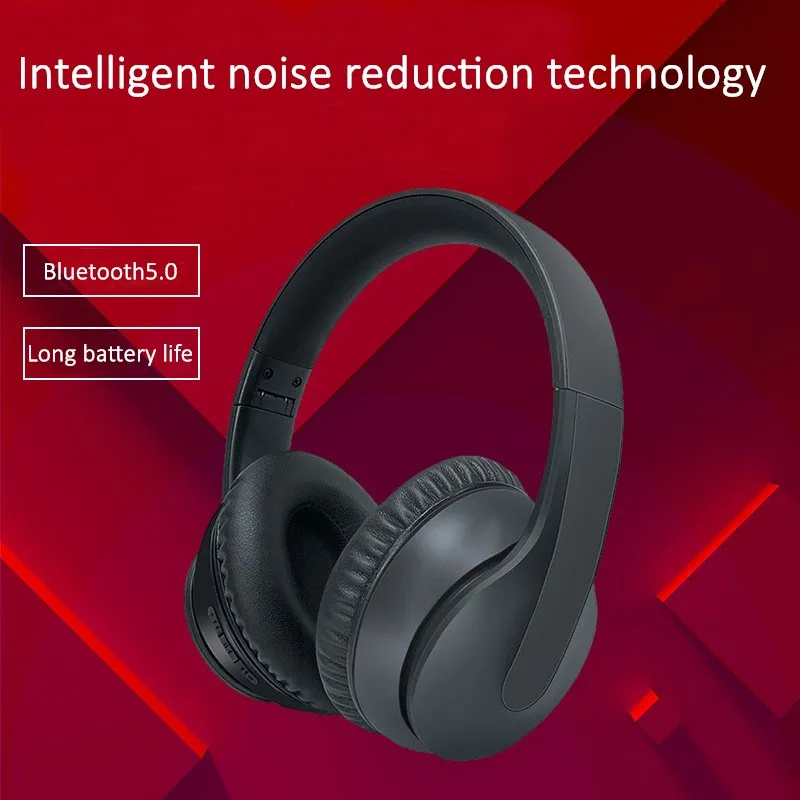 Shoumi Wireless Headset Stereo ANC Headphone Foldable Bluetooth Helmet USB Adaptor with Microphone for Xiaomi Huawei Phone TV PC