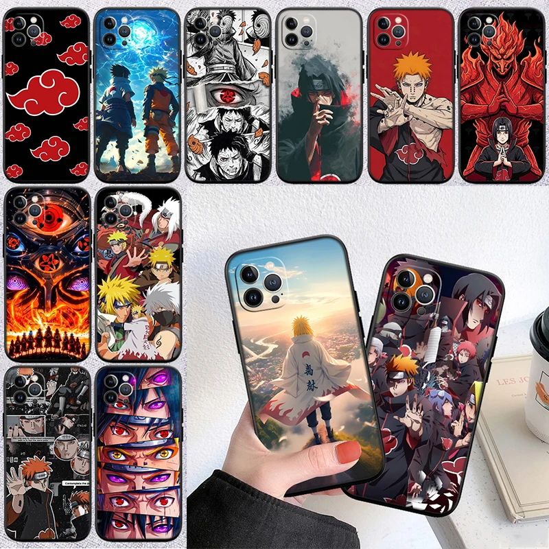 IJ2 Akatsuki Naruto Neue Hochwertige Handyhülle für iPhone 16 15 14 13 12 Pro Max Plus Mini