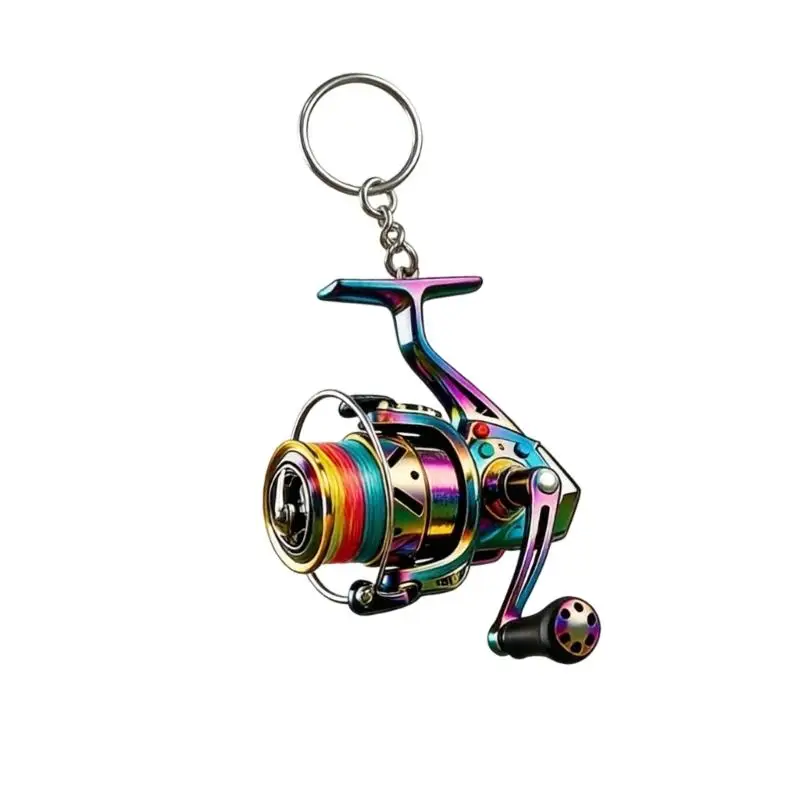 Maris fishing reel keychain full view