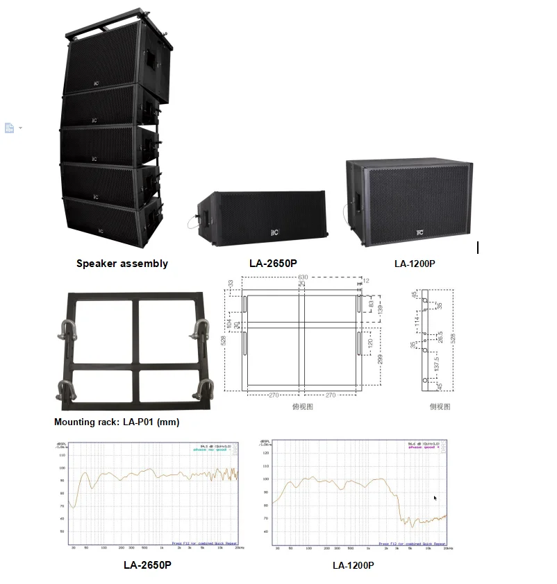 Picture 3: ITC Professional sound system active subwoofer stage powered line array speaker