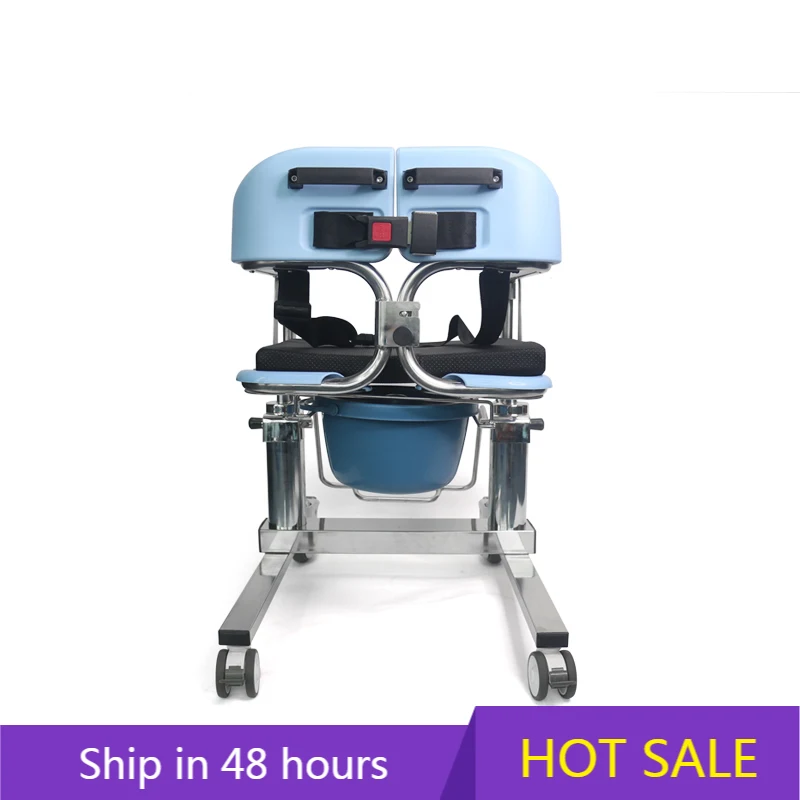 

YTYIN Transfer Toilet Chair Patient Lift With Commode Shower For Handicap Invalid Disabled