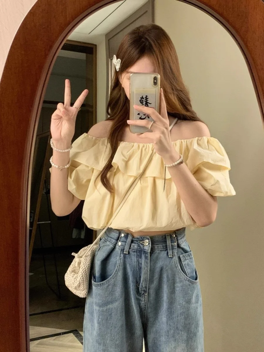 Damskie jeansy z wysokim stanem i szerokimi nogawkami, luźne, proste, w stylu koreańskim, plus size, wyszczuplające sylwetkę typu gruszka, spodnie na wiosnę i jesień.