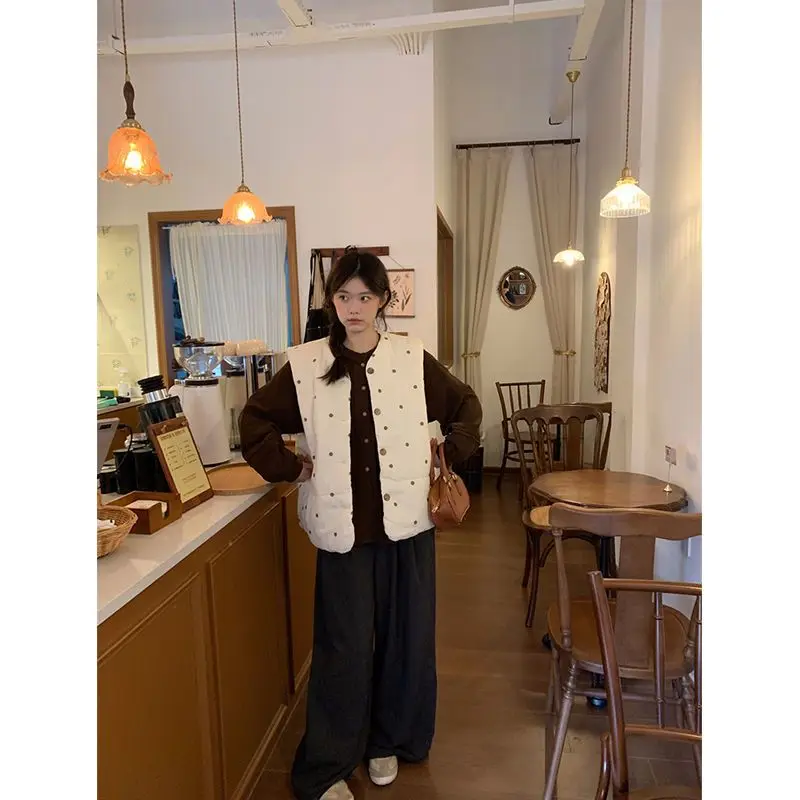 Polka Dot Japanese Minority Casual Veste Femme New Small Fellow Patchwork Coat Slim Simple Office Lady Literary Outwears
