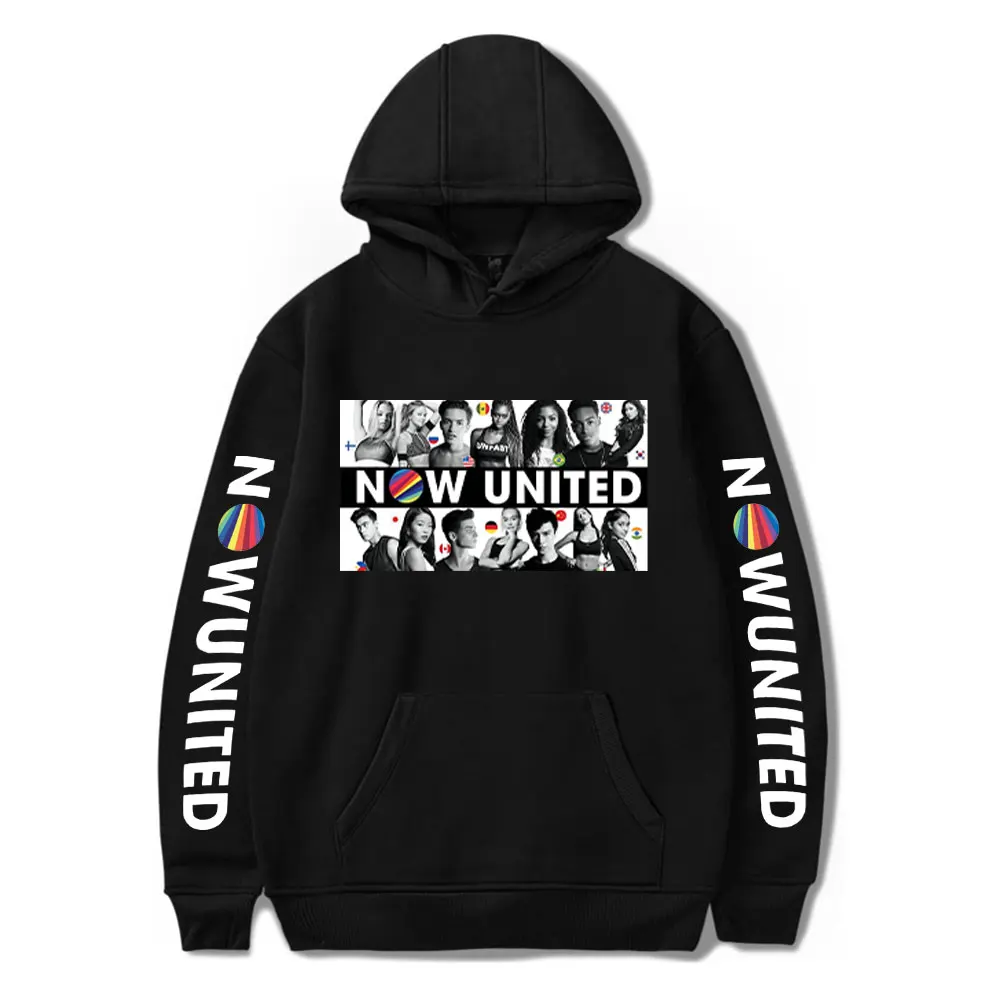 

2024 nova united impresso hoodies moletom feminino/masculino pullover moda casual harajuku quente confortável outwear