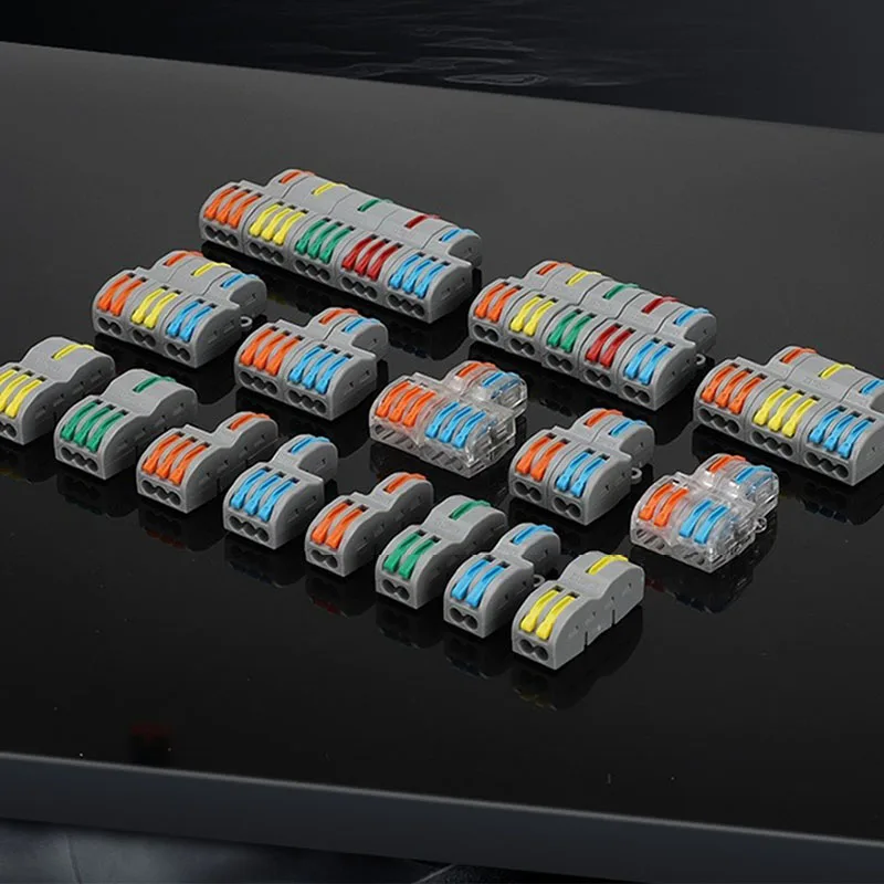 

Quick wiring terminal Multiplex output Push-in Wire Connector Electrical Junction Box Universal cable Splicing Terminal Block