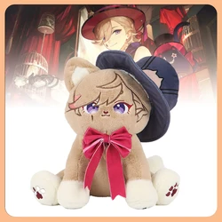 28cm Cute Lyney Meow Plush Toys Genshin Impact Game Surrounding Plush Toys Movie Stuffed Animals Toys for Kids Birthday Gift