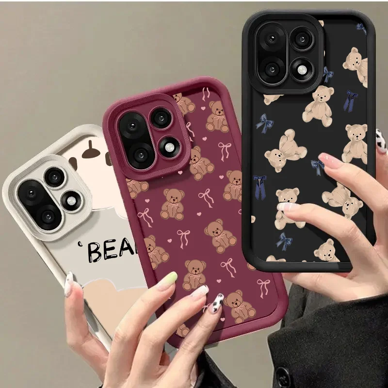 Funda de Silicona con Lazo de Osito para Teléfono Oneplus 15 13 13T 12 12R 11 11R 10R 8T NORD CE 6 5 2 3 4 LITE 5G NORD 5