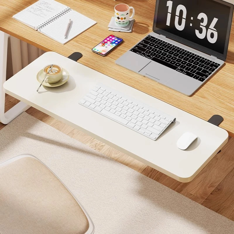 Non-punching Desktop Extending Board Foldable Office Computer Working Extension Table Lengthening Desk For Keyboard Mouse