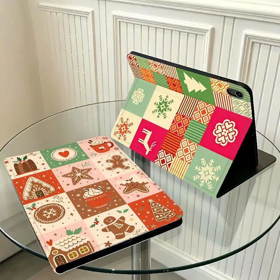 Gingerbread Man Case for Apple iPad Pro11 13 Air 11 13 M4 M3 M2 A16 2026 10th 7/8/9th with Pencil Slot Air 4/5/6th