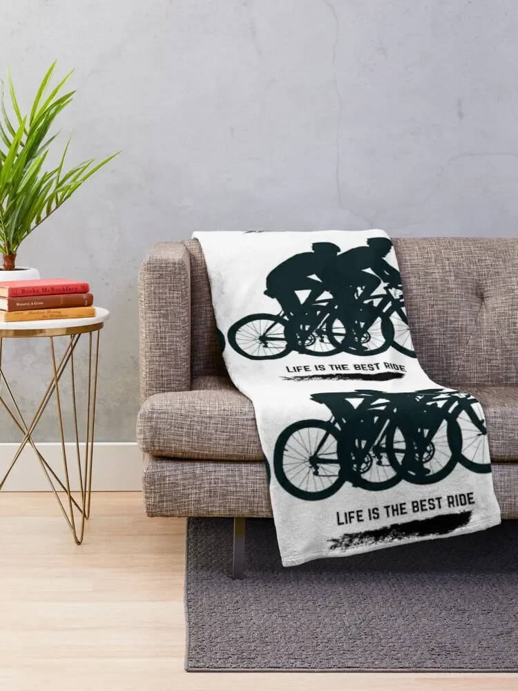 Bicycle ride Throw Blanket Blankets Sofas Of Decoration Bed linens Luxury Brand Blankets