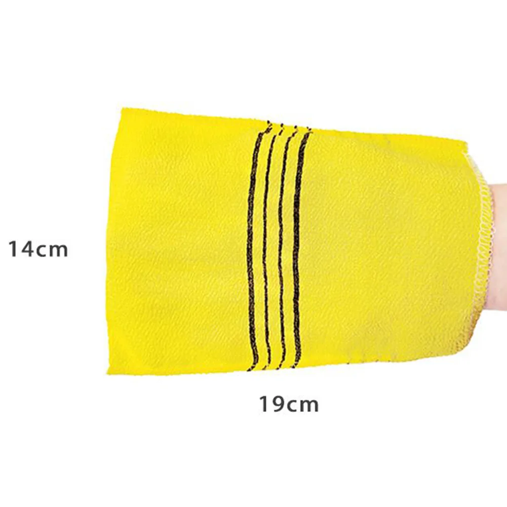 

Bath Towel Exfoliating Bath Towel Polyester Cotton Knitting Single Piece Thick Binding 5 Pcs Coarse Sand Bath Towel