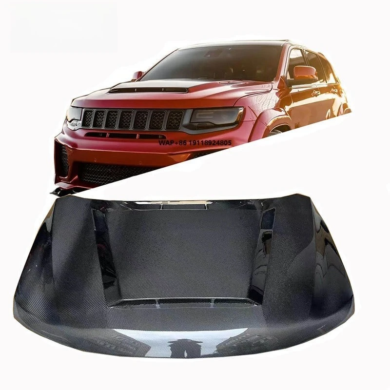 

New Carbon Fiber Bonnet Cover Engine Hood for Grand SRT 2011-2021