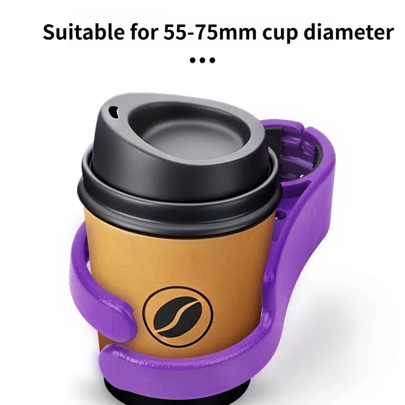 MEROCA Bicycle cup holder For Brompton Dahan Quick Release Folding Bike Bottle Cage Coffee Bubble Tea pink portable cup holder - view 4
