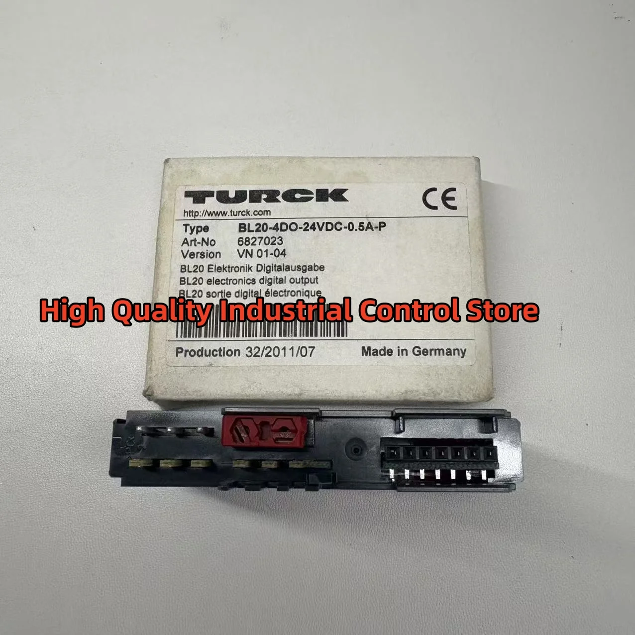 

Совершенно новый модуль ПЛК BL20-4DO-24VDC-0.5A-P 6827023