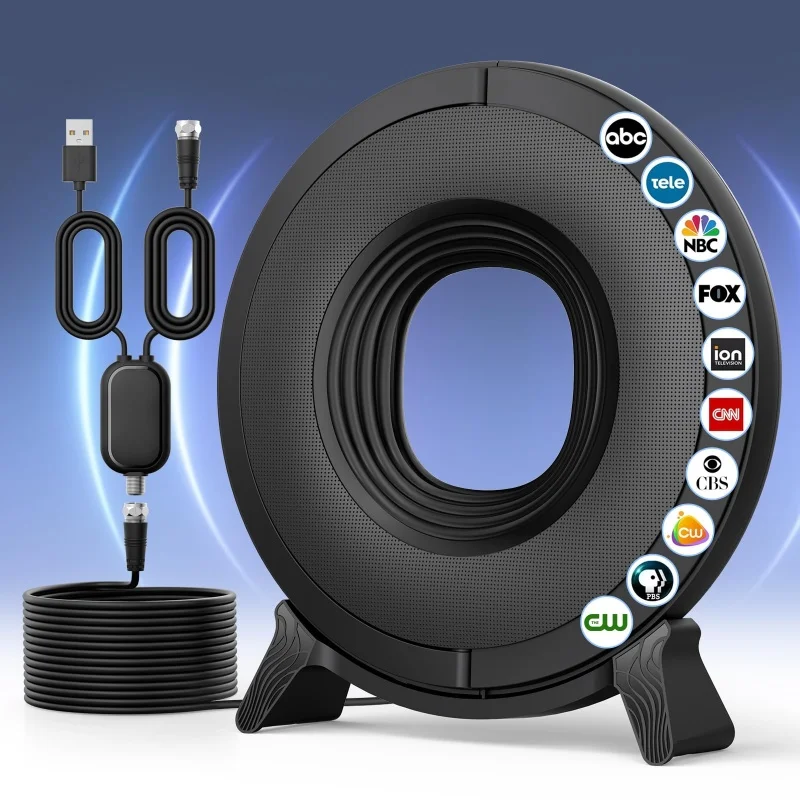 vuelve-hd-デジタル-tv-アンテナ-dvb-t2-360-用-°-受信範囲が広い信号で無料の地デジテレビチャンネルが視聴できるアンテナ