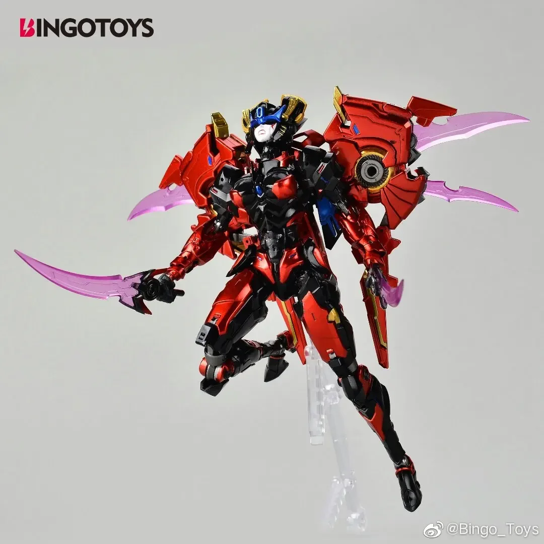 

In Stock BingoToys BT-02 BT02 Transformation Wind Girl Windblade Super Movable Deformation Alloy Accessories 20CM Action Figures