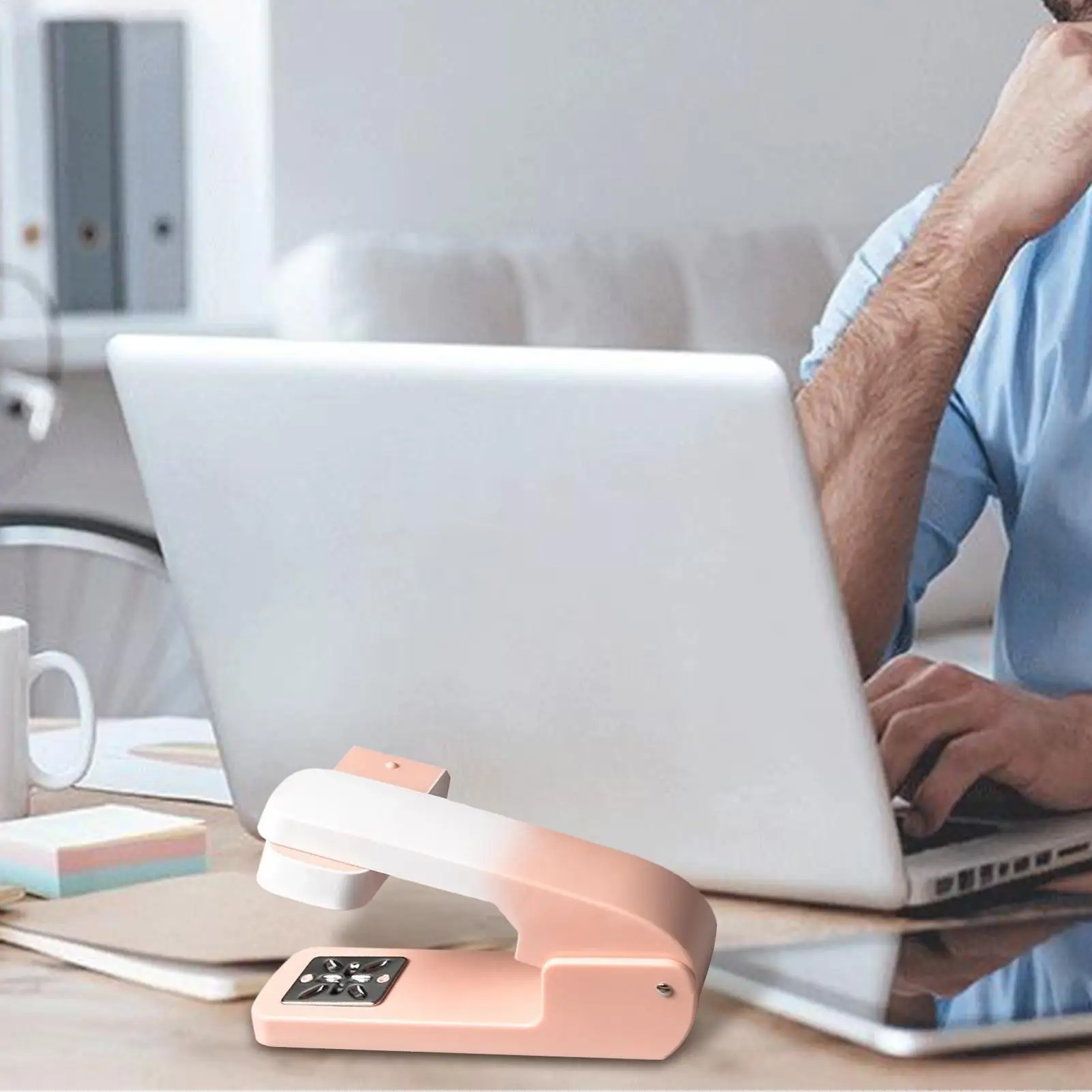 デスク用ホッチキス 360 度回転製本ホッチキス 20 枚容量マルチアングルホッチキスデスクアクセサリー用