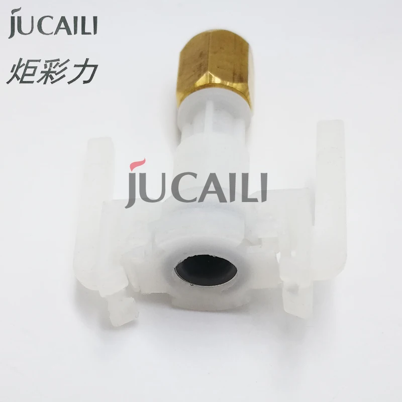 JCL 6 Stück Dämpferfilter-Anschluss für UV-/Sublimationstinte für Mimaki JV33 JV5 Epson 4720 5113 Roland Mutoh Drucker