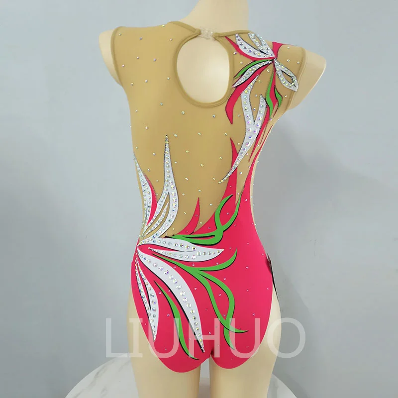 LIUHUO Handmade Synchronized Swimming Suits Professional Customized Swimming Team Performance Suit